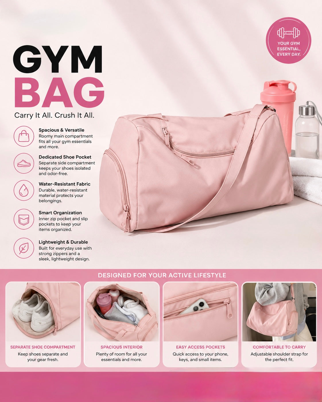 The Fitness Kit™ Women's Gym Starter Kit