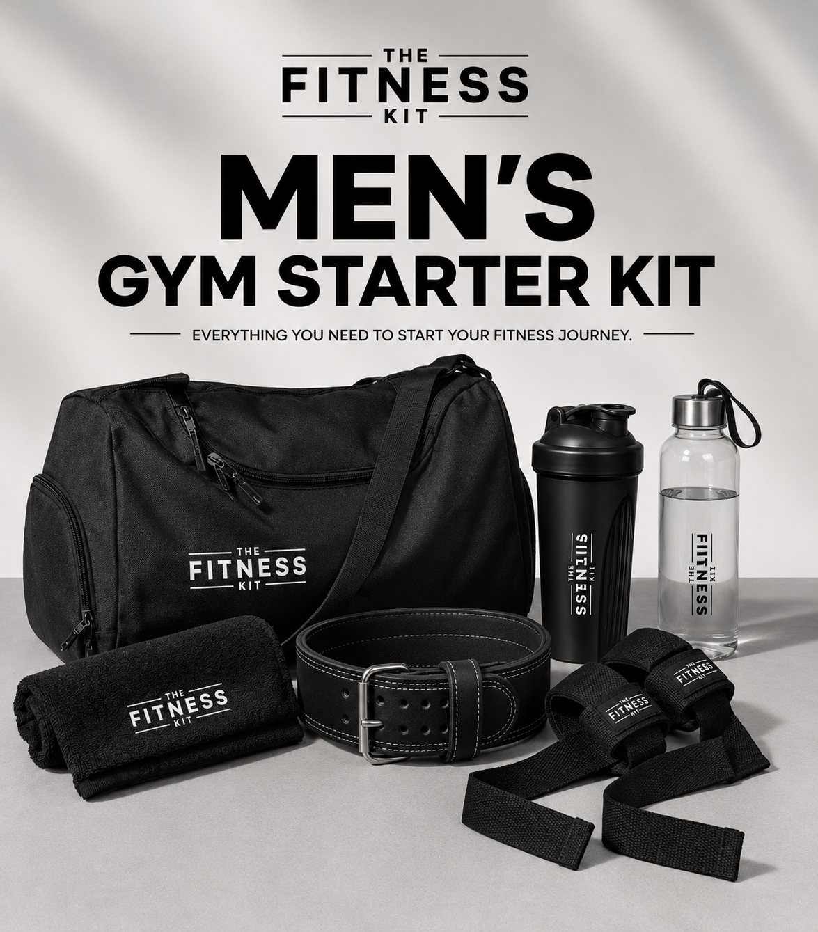 The Fitness Kit™ Men's Gym Starter Kit
