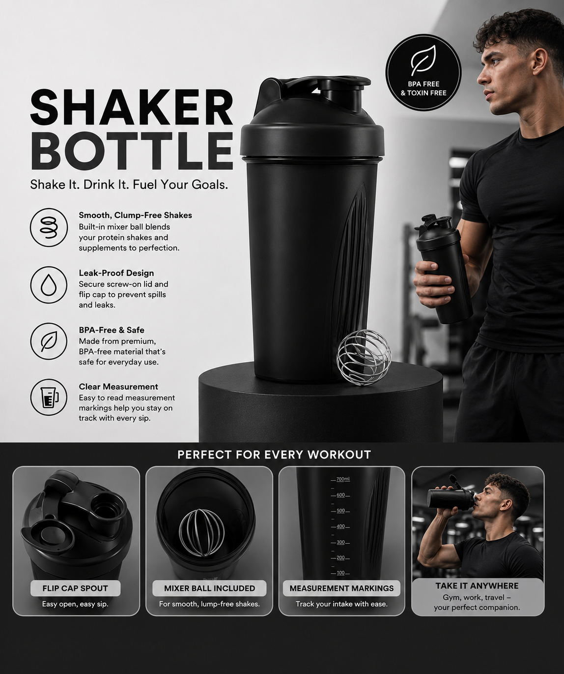 The Fitness Kit™ Men's Gym Starter Kit