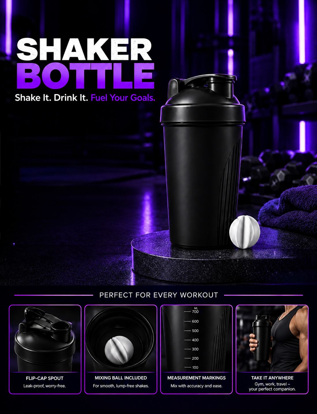The Fitness Kit™ Men's Gym Starter Kit